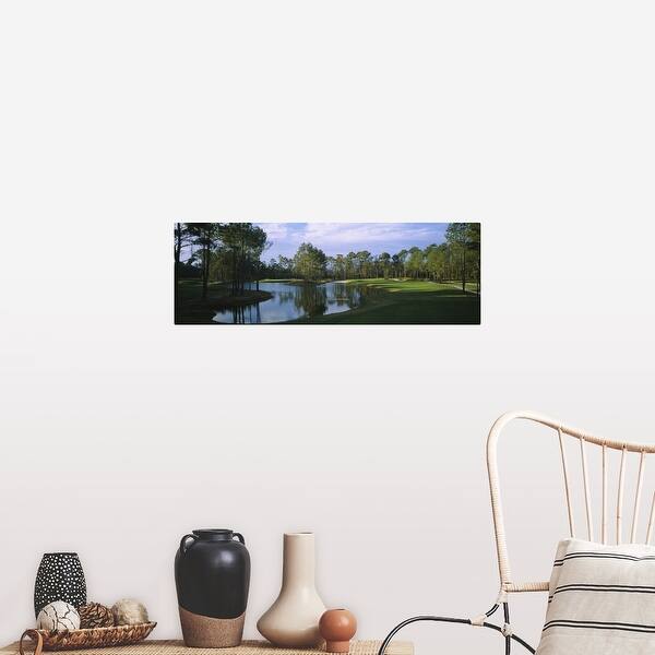 "Pond on a golf course, Kilmarlic Golf Club, Outer Banks, North